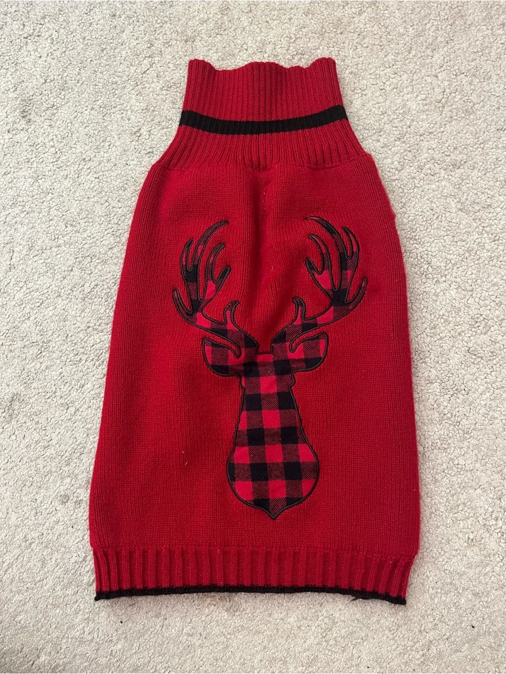 LOT of 3 Dog Sweaters and 1 Dog Jacket - Size M and L